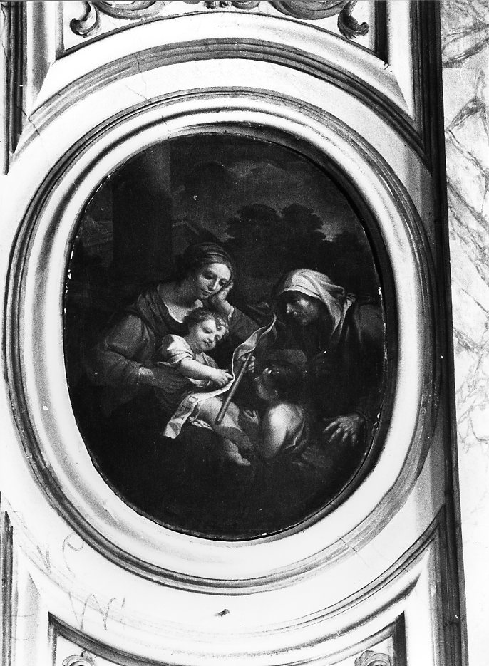 Sacra Famiglia (dipinto) di Melani Giuseppe (sec. XVIII)