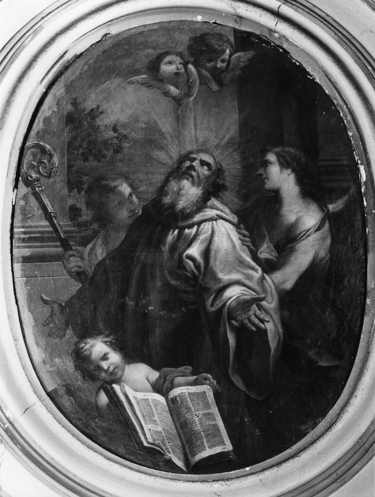 morte di San Benedetto (dipinto) di Melani Giuseppe, Tommasi Tommaso (prima metà sec. XVIII)