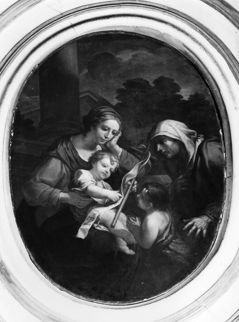 Madonna con Bambino, Santa Elisabetta e San Giovannino (dipinto) di Tommasi Tommaso, Melani Giuseppe (prima metà sec. XVIII)