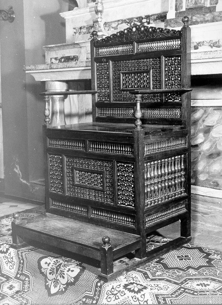 poltrona - bottega toscana (sec. XIX)