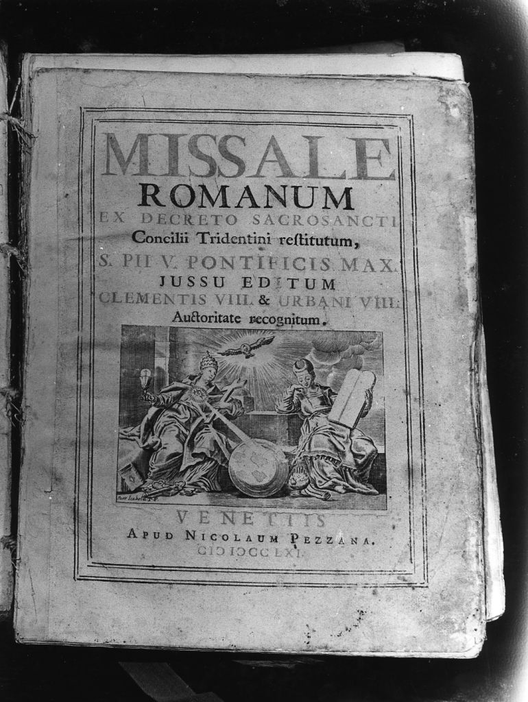 coperta di libro liturgico - ambito veneziano (sec. XVIII)