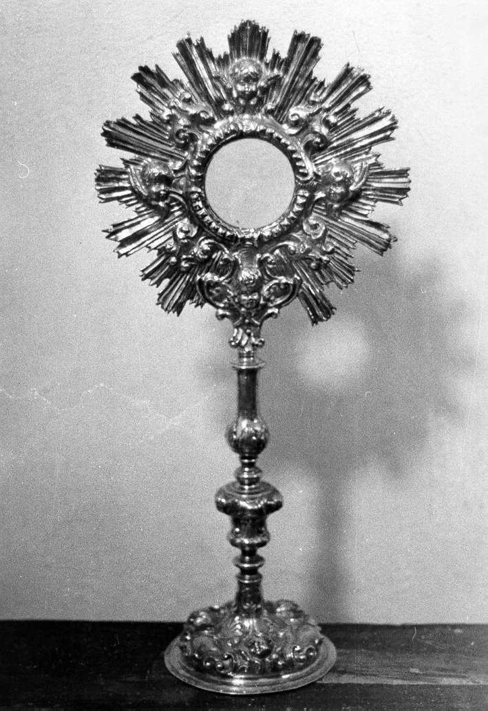 ostensorio - bottega italiana (sec. XVIII)