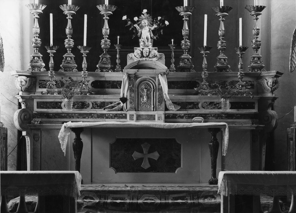 altare maggiore - bottega italiana (sec. XVIII)