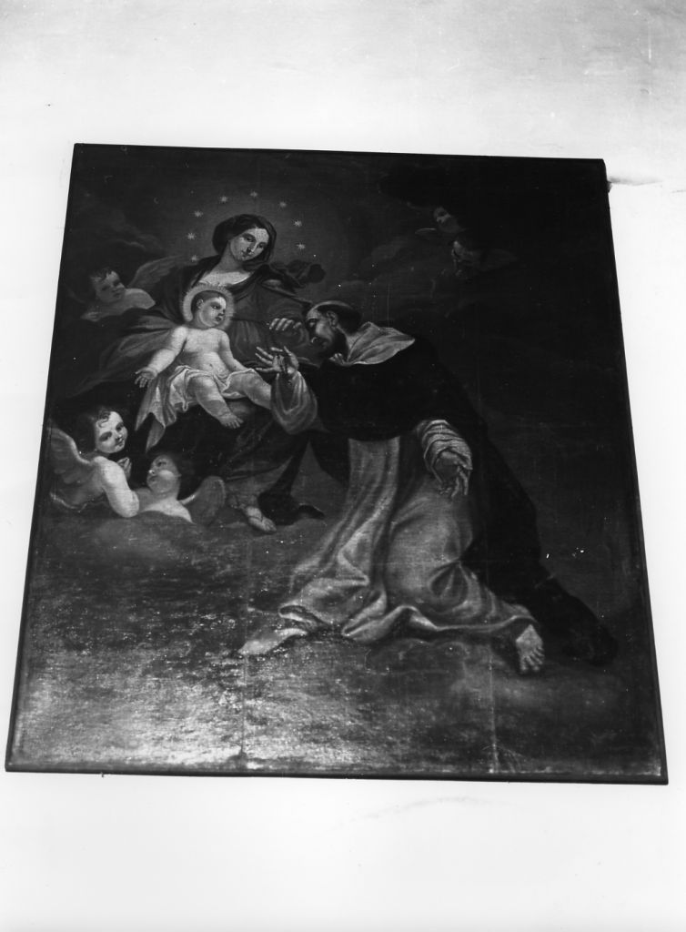 Madonna del Rosario con san Domenico (dipinto) - ambito toscano (prima metà sec. XVIII)