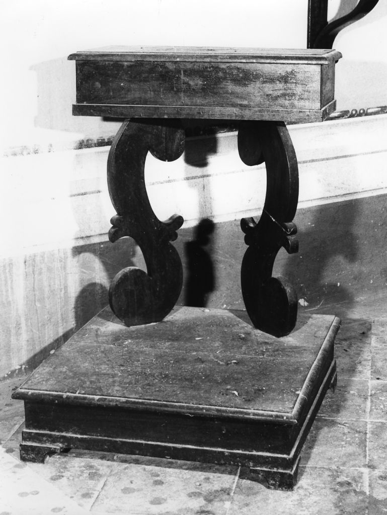 inginocchiatoio - bottega toscana (secc. XVIII/ XIX)