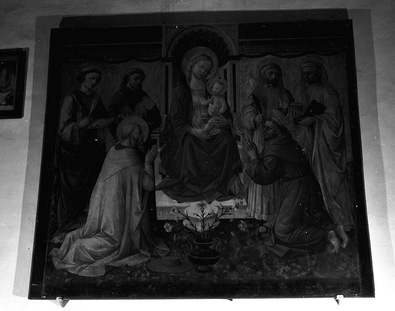 Madonna in trono e Santi (dipinto) di Domenico di Michelino (sec. XV)