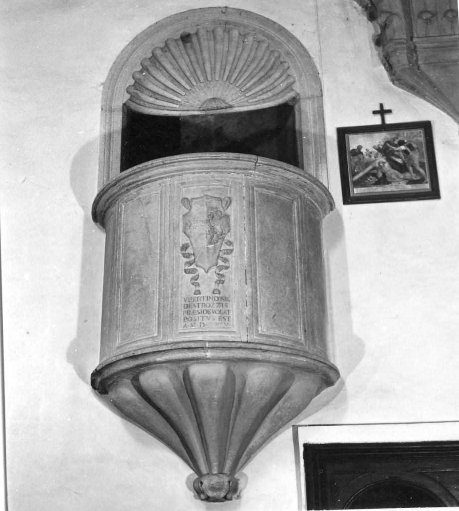 pulpito - bottega toscana (sec. XVI)