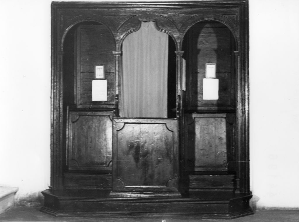 confessionale - bottega toscana (sec. XVIII)