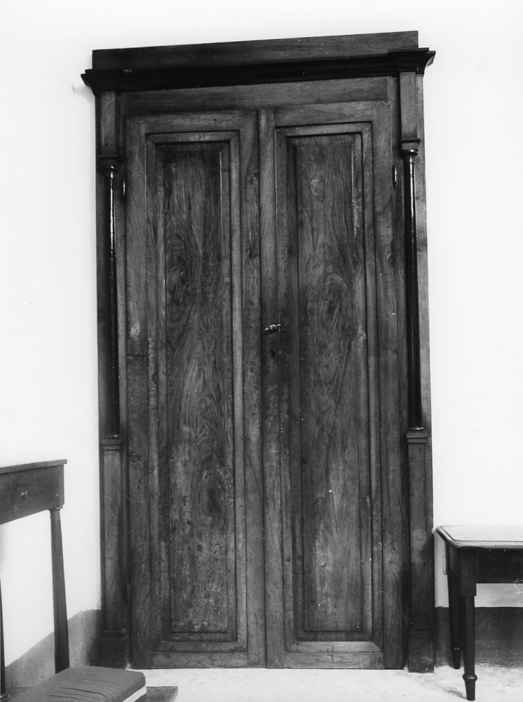 porta - a due battenti, serie - bottega toscana (sec. XIX)