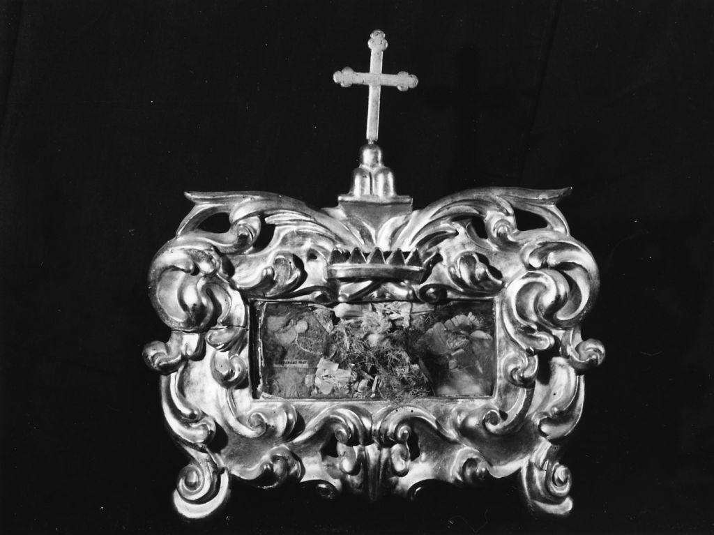 reliquiario a teca - a urna, serie - bottega toscana (sec. XVII)