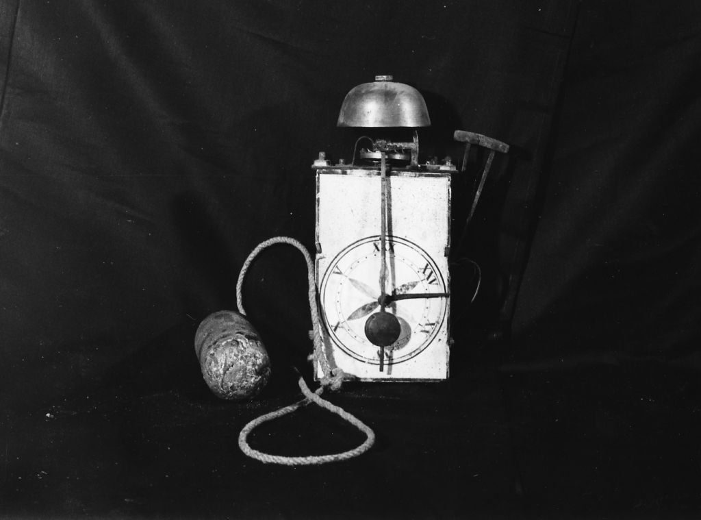 orologio, frammento - bottega toscana (sec. XVIII)