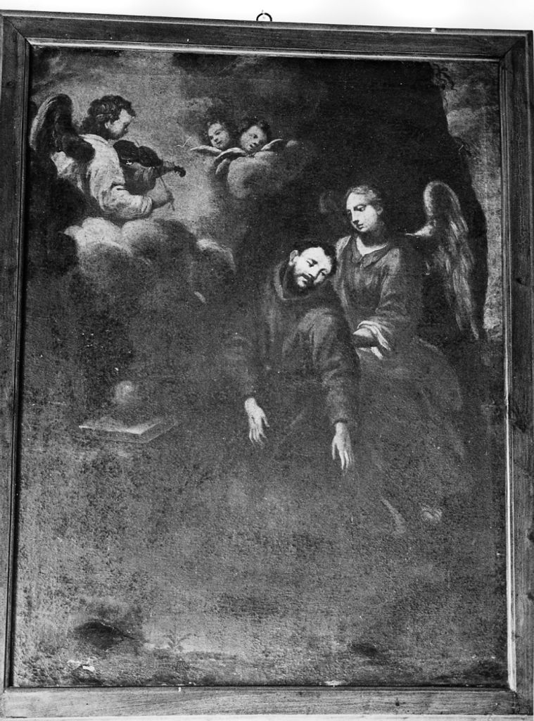 estasi di san Francesco d'Assisi (dipinto) - ambito toscano (sec. XVIII)