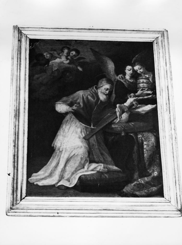 ritratto di papa Pio V (dipinto) - ambito toscano (secc. XVI/ XVII)