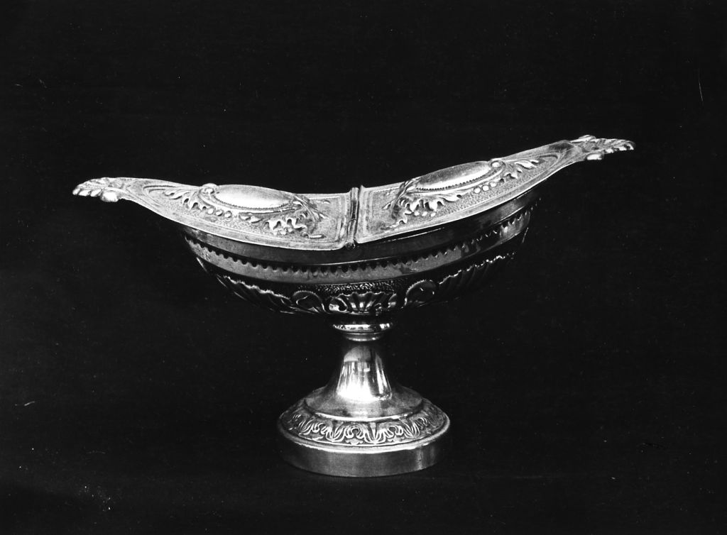 navicella portaincenso - bottega toscana (sec. XIX)