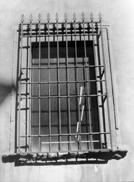 inferriata, serie - bottega toscana (fine sec. XIX)