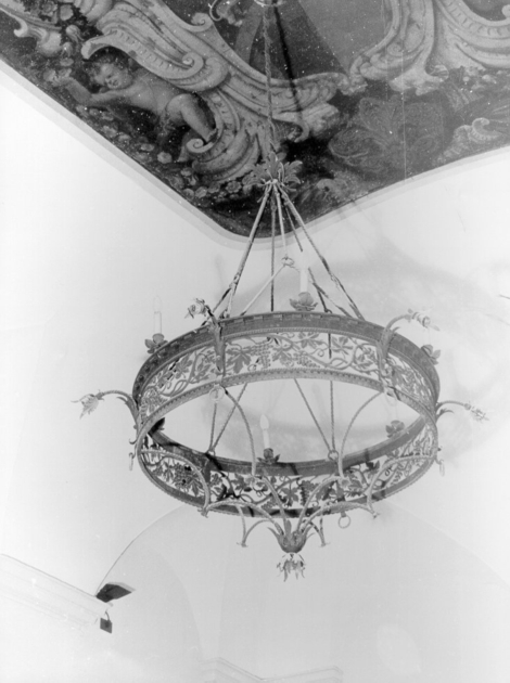 lampadario, opera isolata - bottega toscana (sec. XIX)