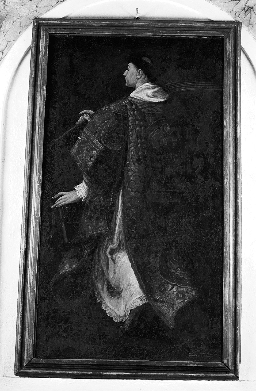 Santo Stefano (dipinto, opera isolata) di Barbafiera Enrico (sec. XIX)