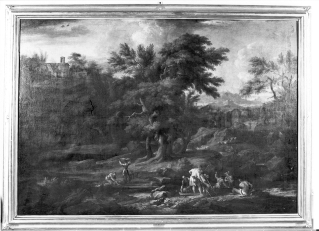 PAESAGGIO (dipinto) di Panfi Romolo (seconda metà sec. XVII)