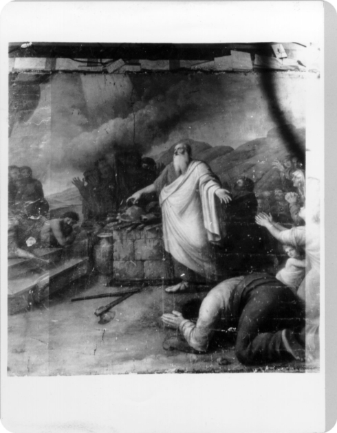 SCENA BIBLICA (dipinto) di Ademollo Luigi (sec. XIX)