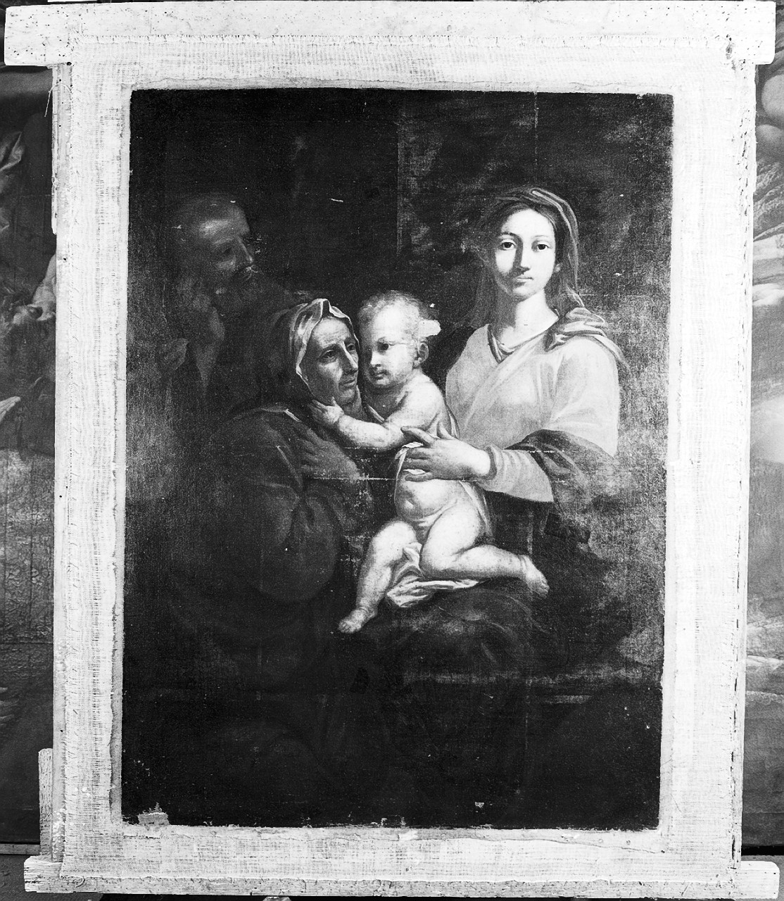 SACRA FAMIGLIA (dipinto, opera isolata) di Luchi Giuseppe Antonio detto Diecimino (attribuito) (metà sec. XVIII)