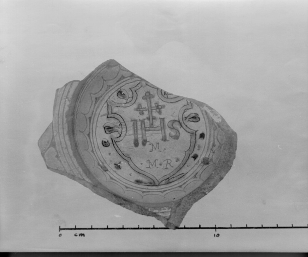 scodella, frammento - bottega italiana (secc. XV/ XVI)