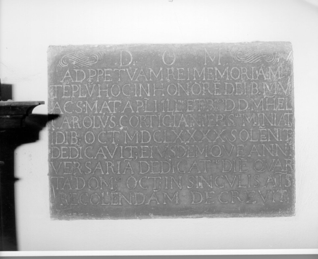 lapide, opera isolata - bottega toscana (sec. XVII)