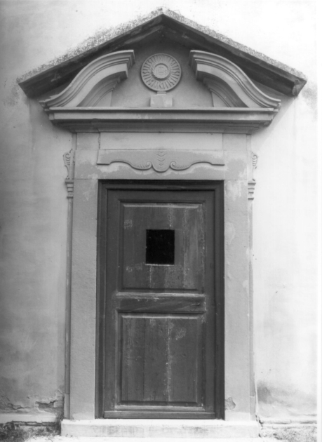 portale, opera isolata - bottega toscana (sec. XVIII)