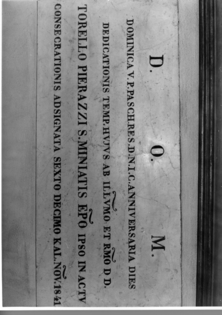 lapide, opera isolata - bottega toscana (sec. XIX)