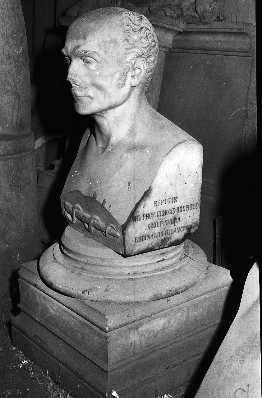 Giorgio Regnoli (busto) di Bilancini Reginaldo (attribuito) (sec. XIX)