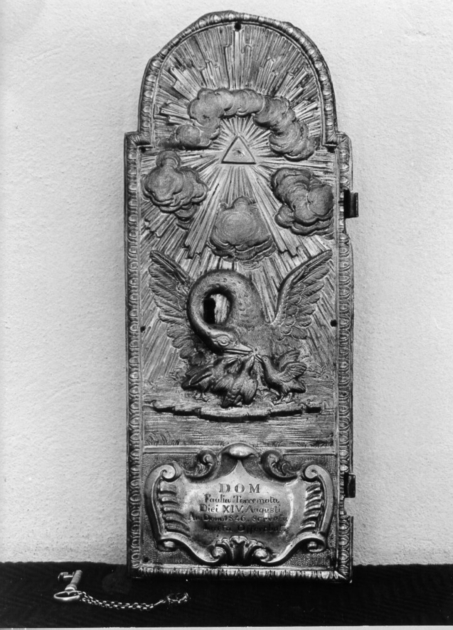 sportello di tabernacolo - bottega toscana (sec. XIX)