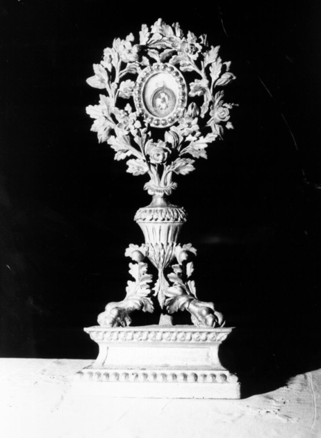 reliquiario, serie - bottega italiana (sec. XVIII, sec. XIX)