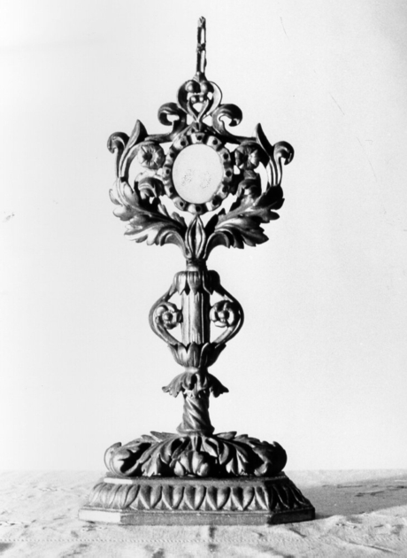 reliquiario - bottega italiana (sec. XVIII, sec. XIX)