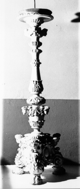 candeliere - bottega italiana (sec. XVIII)
