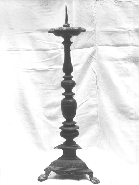 candeliere, serie - bottega toscana (secc. XVII/ XVIII)