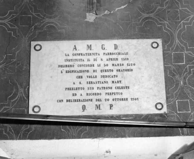 lapide - bottega toscana (sec. XX)