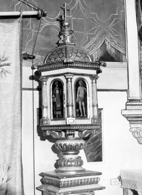 tabernacolo - bottega toscana, ambito toscano (fine sec. XVII)