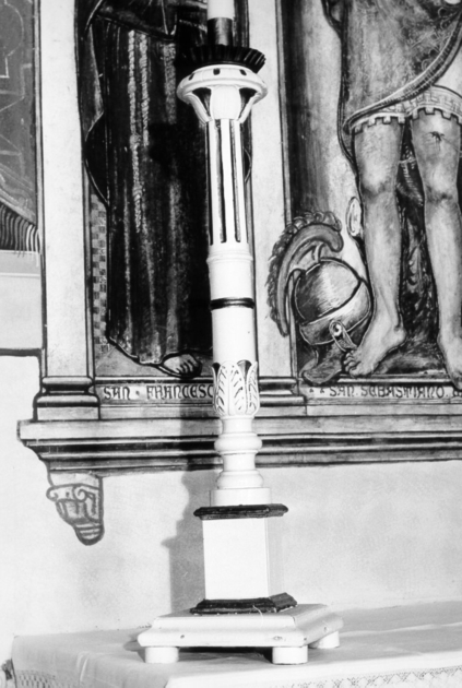 candeliere, serie - bottega toscana (fine, inizio sec. XVIII, sec. XIX)