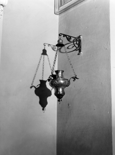 lampada pensile - bottega italiana (sec. XIX)