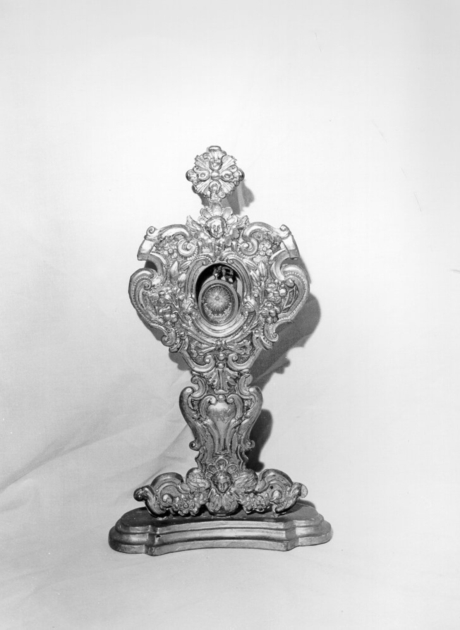 reliquiario - a ostensorio - bottega italiana (sec. XVIII)