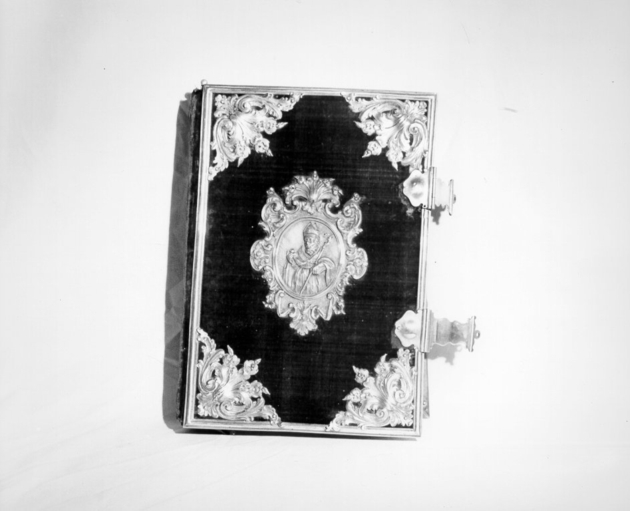 coperta di libro liturgico - bottega senese (sec. XVIII)
