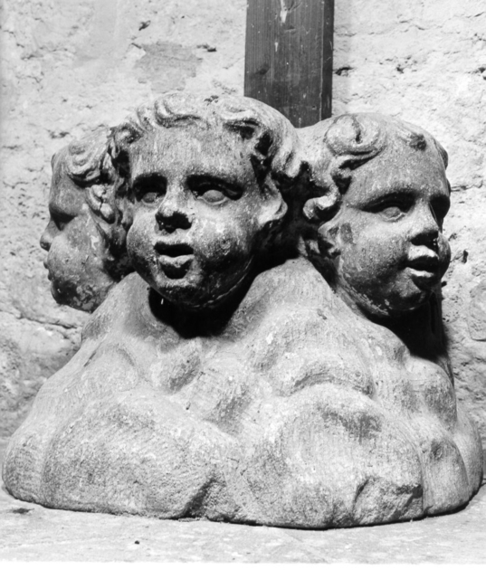 cherubini (base per croce d'altare) - bottega italiana (sec. XVIII)