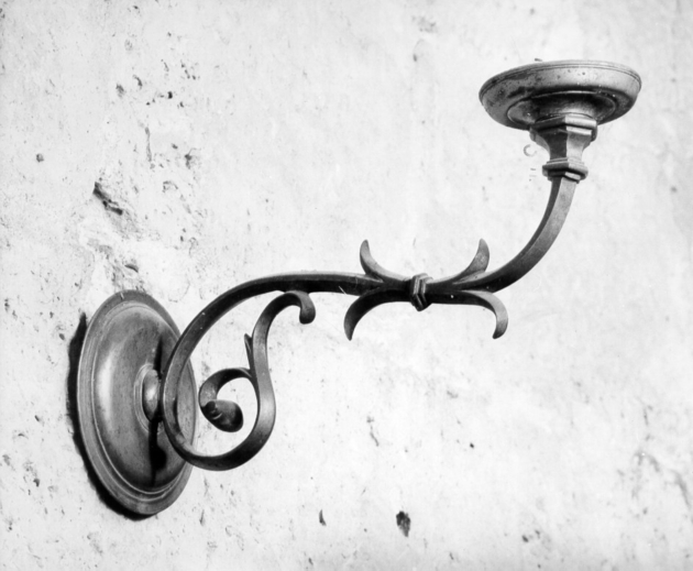 candeliere da parete - bottega italiana (secc. XVII/ XVIII)