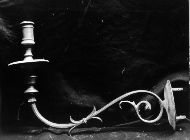 candeliere da parete, serie - manifattura italiana (fine/inizio secc. XVII/ XVIII)