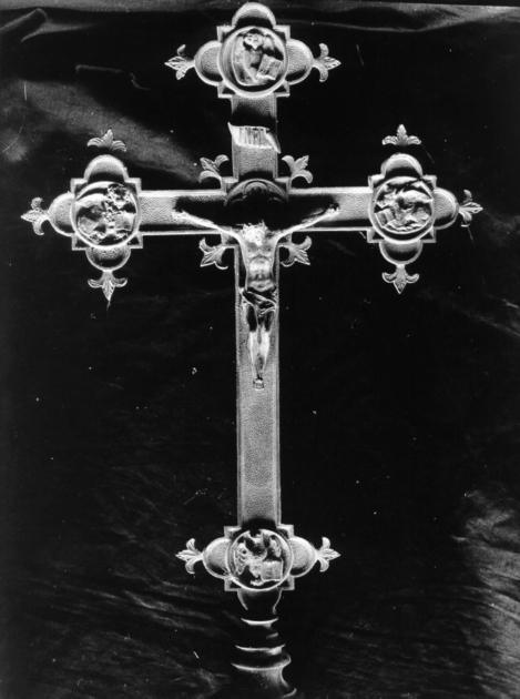 croce processionale - bottega italiana (sec. XVIII)