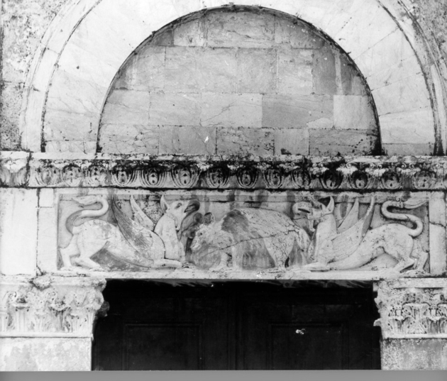 capitello - bottega italiana (ultimo quarto sec. XII)