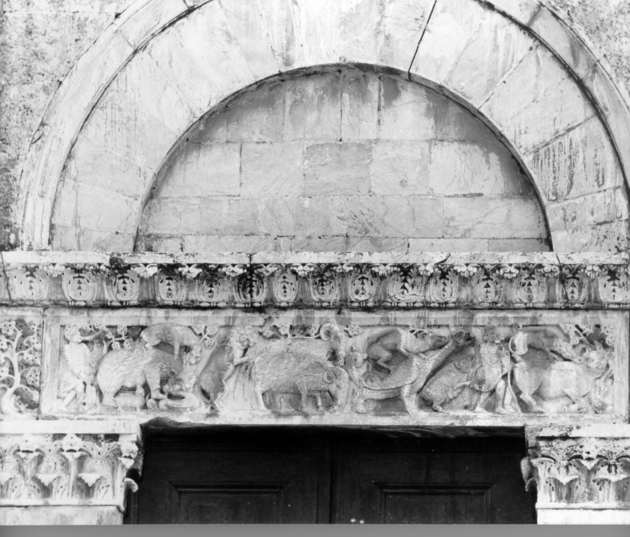 capitello - ambito italiano (ultimo quarto sec. XII)