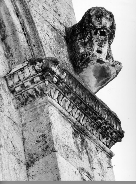 Leone con figura umana (scultura) di Biduino (seconda metà sec. XII)