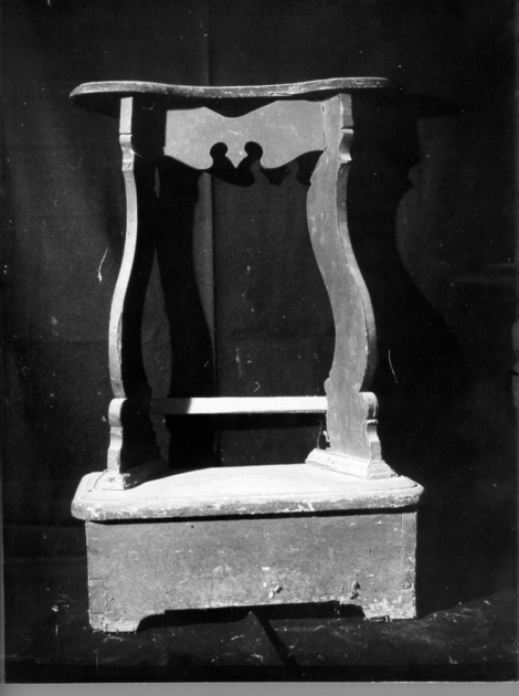 inginocchiatoio - bottega toscana (secc. XVIII/ XIX)