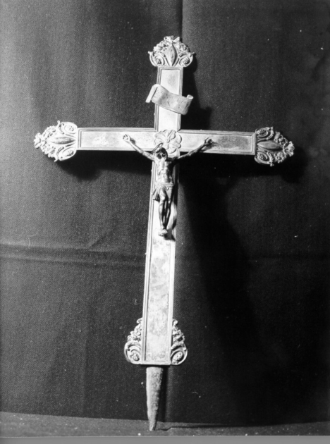 croce d'altare - bottega toscana (sec. XIX)