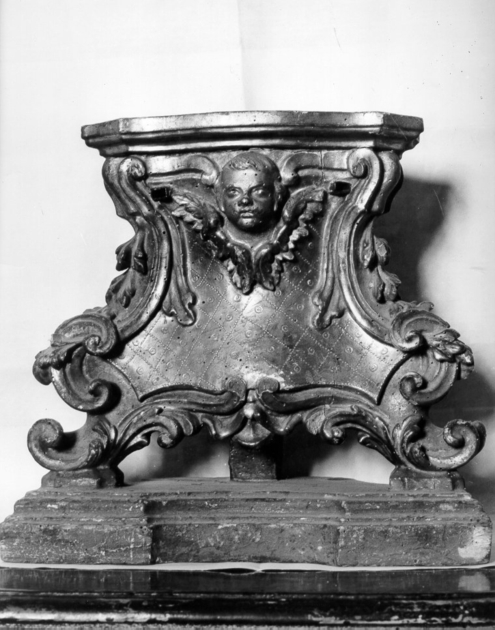 base di ostensorio - ambito italiano (sec. XVIII)